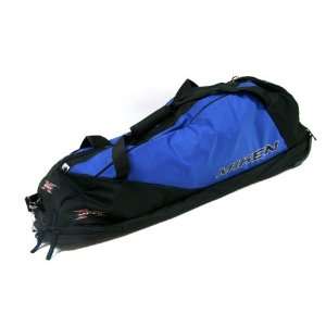  Miken Sports Wheeled Elite Baseball Equipment Bag Blue 