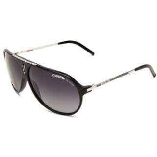 Carrera Hot/P/S Polarized Aviator Sunglasses,Black & Palladium Frame 