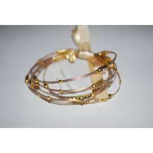 Seasonal Whispers Desinger Bracelet, Rose Gold Color and Gold 