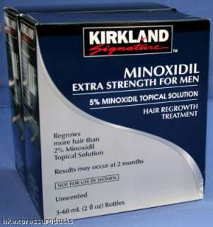 MONTHS KIRKLAND MINOXIDIL 5% MENS HAIR LOSS REGROWTH 312547781510 