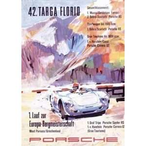   Strenger   Targa Floria Porsche Spyder Giclee Canvas