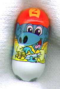 RARE SPECIAL LIMITED EDITION MIGHTY BEANZ FIREFIGHTER MOOSE BEAN ONLY 