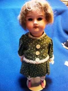 Fine Armand Marseille Bisque doll. Open mouth. Sleep glass eyes. Comp 