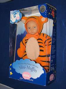 Gotz Mini Muffin Disney Winnie the Pooh Tigger Doll Precious Day Baby 