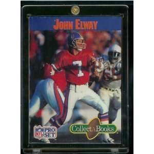 1990 ProSet John Elway Denver Broncos Hall of Fame QB Collect A Book 