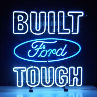  Ford V8 Garage Ford Racing neon sign Built Ford Tough Mancave  