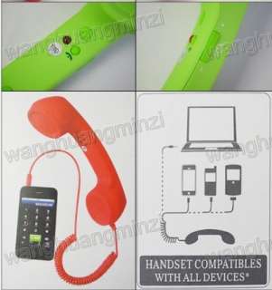 Retro POP /Cell Phone Handset for Apple iphone 4 4G 4S Talk w/Comfort 