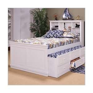 Twin Kush Furniture Summerland Captains Bed in Snowflake 