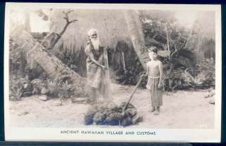 HI, Hawaii, RPPC, Ancient Hawaiian Village & Customs, No 353  