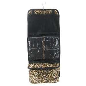    Hanging Cosmetic Makeup Toiletry Bag Case Leopard Print Beauty