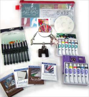   ATC w/ Paint Set, Brushes, Helping Hands Tool & Case NEW! NR  