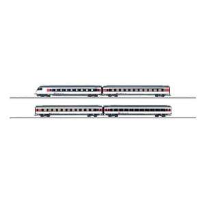   Train Passenger 4 Car Set for Shuttle Trains (L) (HO Scale) Toys