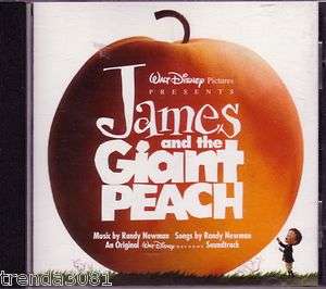 Walt Disney James and the Giant Peach Original Soundtrack Randy Newman 