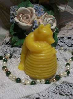 Silicone Bear Wtih Bee Hive Soap Candle Mold  