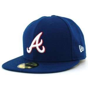 Atlanta Braves New Era 59Fifty MLB Cooperstown Hat:  Sports 