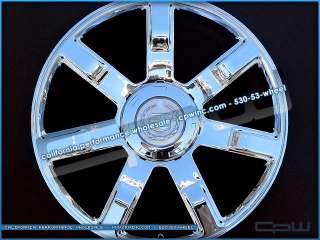 NEW 24 INCH CHROME PLATED WHEELS RIMS FOR CADILLAC ESCALADE TAHOE 