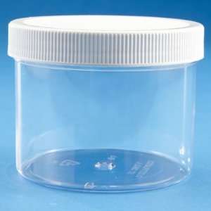  10 oz. Clear Round Wide Mouth Jars