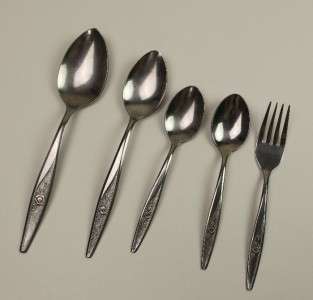 Utica SATIN ROSE Stainless 13 Pieces   Forks & Spoons  