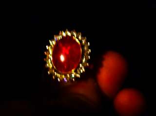 THE MOST PRECIOUS UNTREATED ESTATE BURMMA RUBY OVAL STAR RUBY RING ON 