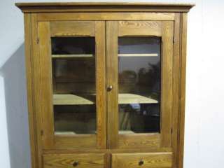 Antique Arts & Crafts Kitchen Cabinet Primitive Style  