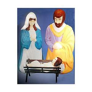    Lighted Plastic Holy Family for Life Sized Nativity