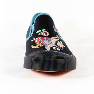   Dog Jailbirdie Canvas Sneakers, Womens Flat Shoes, Black 10US/41EU