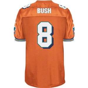  NFL Jerseys Miami Dolphins 8# Bush Orange Authentic 