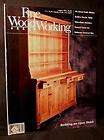   WOODWORKING 1991 AUGUST DADO BLADES INLAYING TURQUOISE TRESTLE TABLE