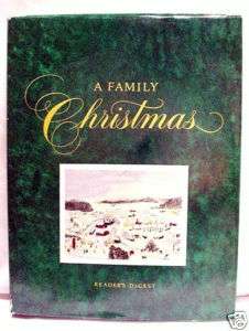 HC Book   Readers Digest A FAMILY CHRISTMAS   1984  