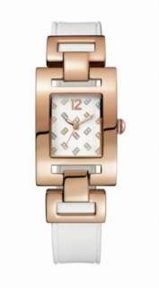 New Tommy Hilfiger 1781073 White Resin Rose Gold Ladies Watch  