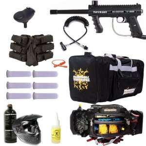 Tippmann 98 Paintball Gun w/Super Paintball Body Bag Package  