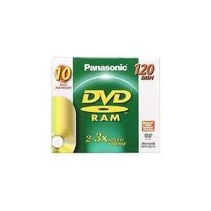 Panasonic 3x DVD RAM Single Sided Media Electronics