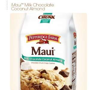 Pepperidge Farm Maui Milk Chocolate Coconut Almond Chocolate Chunk 