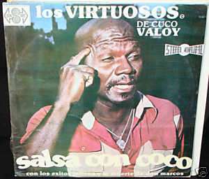 Los Virtuosos De Cuco Valoy Salsa Con Coco Lp NM  
