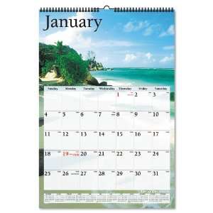 Organizer : Scenic Full Color Photographic Monthly Wall Calendar 