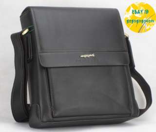   dark brown Mens multifunction leather shoulder bag Briefcase ON SALE