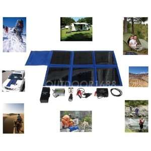  40W Flodable Solar Charger kit, Portable Solar Camping 