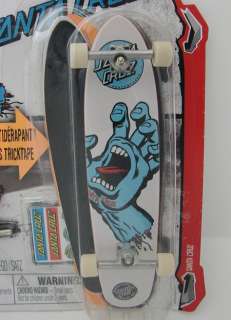 TECH DECK Fingerboard Skateboard 120mm Longboard Santa Cruz Blue Hand 