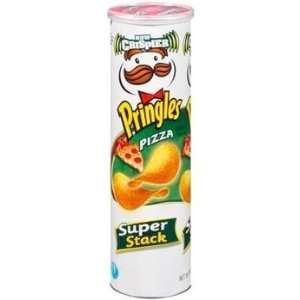 Pringles Pizza Super Stack Potato Chips 6.38 oz  Grocery 