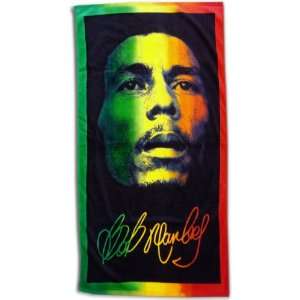  Bob Marley Rasta Face Beach & Bath Towel
