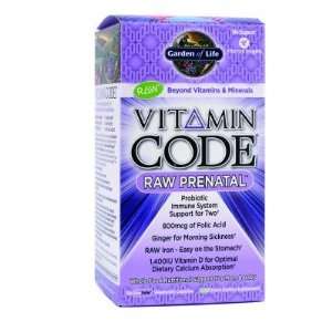  Garden of Life  Vitamin Code, Raw Prenatal, 90 vegetable 
