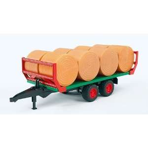  Bale Transport Trailer with 8 Round Bales Toys & Games