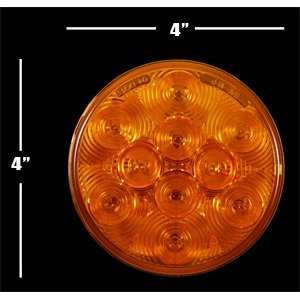    4 LED Amber Truck Trailer Boat Light Stop Tail Turn: Automotive
