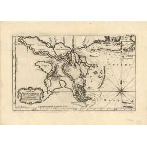  1764 French Course map Saint Louis River