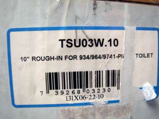 Toto Toilet Rough In 10 TSU03W.10 for 934/964/974 NEW  