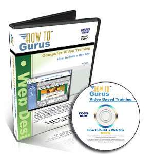 How to Build a Web Site   Video Training 10.5 hrs DVD  