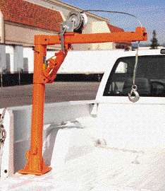Pickup Truck Crane w Cable Winch 1/2 Ton   1000 Lb Cap  