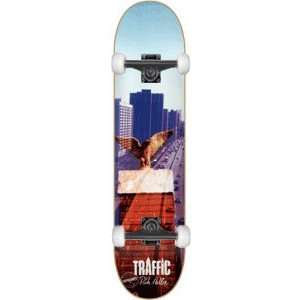  Traffic Adler Exposure Complete Skateboard   7.7 w/Thunder 