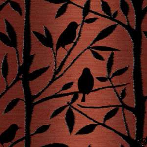 FEATURE WALL DESIGNER WALLPAPER LIME TREE RED 96255  