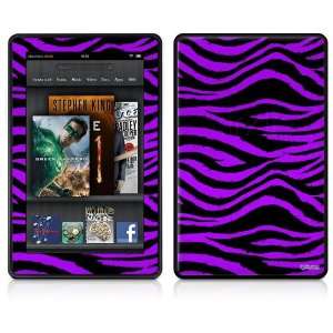   Kindle Fire Skin   Purple Zebra by uSkins 